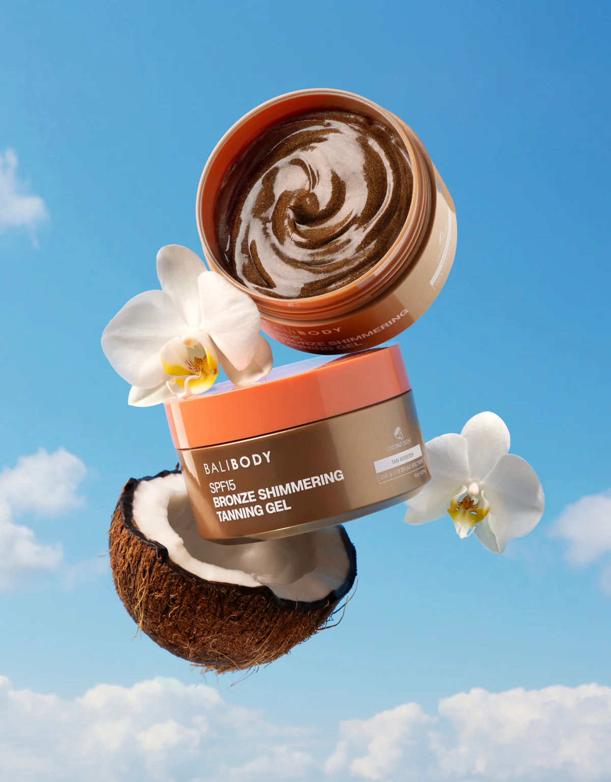 BALI BODY шиммерный гель для загара SPF15 — изображение 3